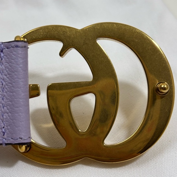Gucci Women Size Marmont Jumbo GG Canvas Wide Belt - Picture 5 of 8